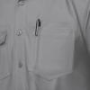 Red Kap Men's Cooling Short Sleeve Work Shirt, Gravel, Small view 4