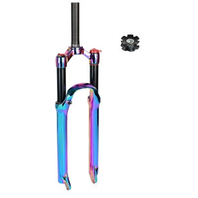 ZECHAO 100mm Travel Bike Shock Absorber Forks,27.5/29in Air Mountain Bike Suspension Forks Bike Straight Steerer Fork (Size : 29inch)