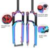 ZECHAO 100mm Travel Bike Shock Absorber Forks,27.5/29in Air Mountain Bike Suspension Forks Bike Straight Steerer Fork (Size : 29inch) view 3
