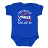 Buffalo - They Hate Us 'Cause They Ain't Us Kid's Bodysuit for Football Football Fans (Royal, 24M) view 1