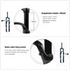 ZECHAO Air Mountain Bike Suspension Fork 140mm Travel,Rebound Adjustment Disc Brake 26 27.5 29in Mountain Bike Fork (Size : 26inch) view 3