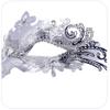 Geek-M Women/Men Masquerade Metal Masks Venetian Halloween Costume Mask Mardi Gras Mask (Sliver C1) view 4