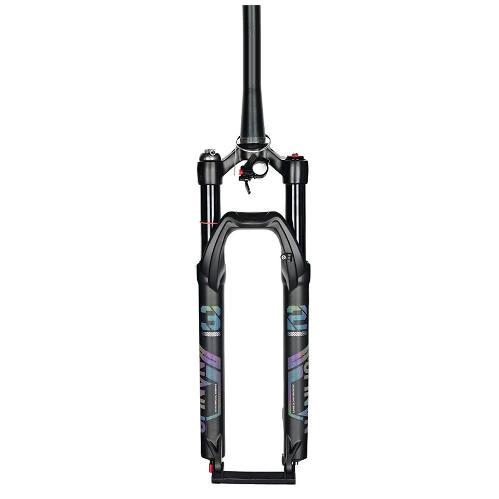 ZECHAO Mountain Bike Suspension Fork,26 27.5 29in Air Front Fork Shock Absorber Spring Front Fork Disc Brake 120mm Travel (Size : 26inch)