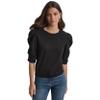 DKNY Women's Jeans Sweater,Black,X-Small view 1
