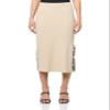 DKNY Women's Jeans Skirt,Sandalwood Heather/Black,Small view 1