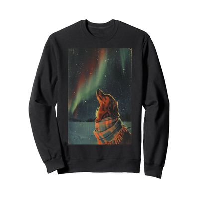 Vintage Art Cute Dachshund Funny Retro Inspirational Sweatshirt
