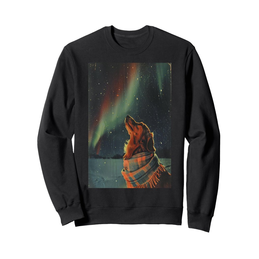 Vintage Art Cute Dachshund Funny Retro Inspirational Sweatshirt