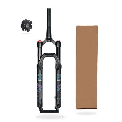 ZECHAO Bike Suspension Fork 26/27.5/29in,Remote/Manual Lock Tapered Tube Fork 1-1/2" Shock Absorber Mountain Bike (Color : Tapered-HL, Size : 27.5inch)