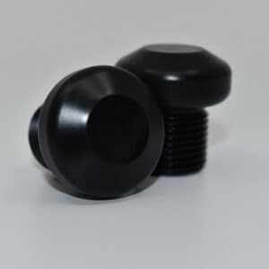 Jammerz Delrin Toe/Jam Plugs (Black, Standard 5/8)