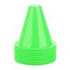 10pcs Soccer Markers Training Cone for Plastic Supporter Accessory (Green) view 1