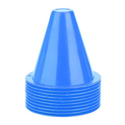 10Pcs Soccer Markers Training Cone for Plastic Supporter Accessory (Blue), Soccer Cones for Kids, Cones Training Set Kids for Plastic Supporter Accessory (Blue), Generic4Vw5Xeqifg-03