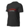 2024 2025 Sports Car C8 Z06 Torch Red Silhouette 8th Generation Vette Drivers Custom t-Shirt view 2