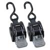BoatBuckle Mini G3 Retractable Ratchet Straps - (1 x 72-Inch, 1400lbs Break Strength, 2-Pack) Bolt-On Boat Transom Tie Down Straps to Trailer, Fresh Water view 1