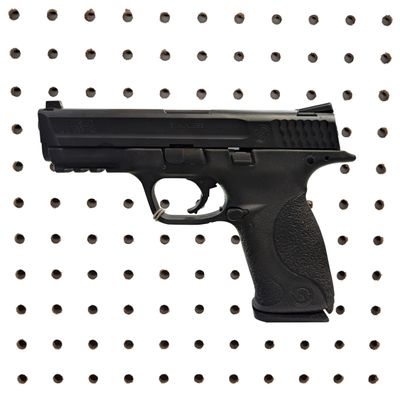 Hammy3DPrints Mount for S&W M&P .40 S&W - Pegboard/Skadis/etc. | Pistol Holder Storage Rack (Facing Right, Vault Tek)