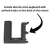 Hammy3DPrints Mount for S&W M&P .40 S&W - Pegboard/Skadis/etc. | Pistol Holder Storage Rack (Facing Right, Vault Tek) view 3