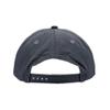 5 Panel High Profile Relaxed Cotton Blend Rope Hat, Navy view 3
