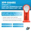 Nightstick XPP-5564RX Intrant Duo Intrinsically Safe Turbo Dual-Light Angle Light - 4 AA - Red - ATEX view 2