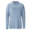 Bare Eclips Men's Hoodie Rashguard | 50+ UV Rating | Hood for Added Sun Protection | Quick Dry | Long Sleeve (Large) Gray view 1