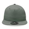 5 Panel High Profile Relaxed Cotton Blend Rope Hat, Loden view 2