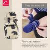 Zutano Unisex Organic Cotton Baby Booties With Gripper Soles, Black Bear, 3M view 3
