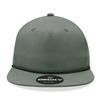5 Panel High Profile Relaxed Cotton Blend Rope Hat, Loden/Black view 2