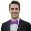 Dibi Mens Solid Color Formal Pre Tied Bow Ties - Mens Bowties - Adjustable Bow Tie (Purple) view 2