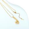 Imrsanl Fish Hook Urn Necklace for Ashes Stainless Steel Cross Cremation Jewelry Memorial Pendant Funeral Keepsake for Men Women (Gold) view 4