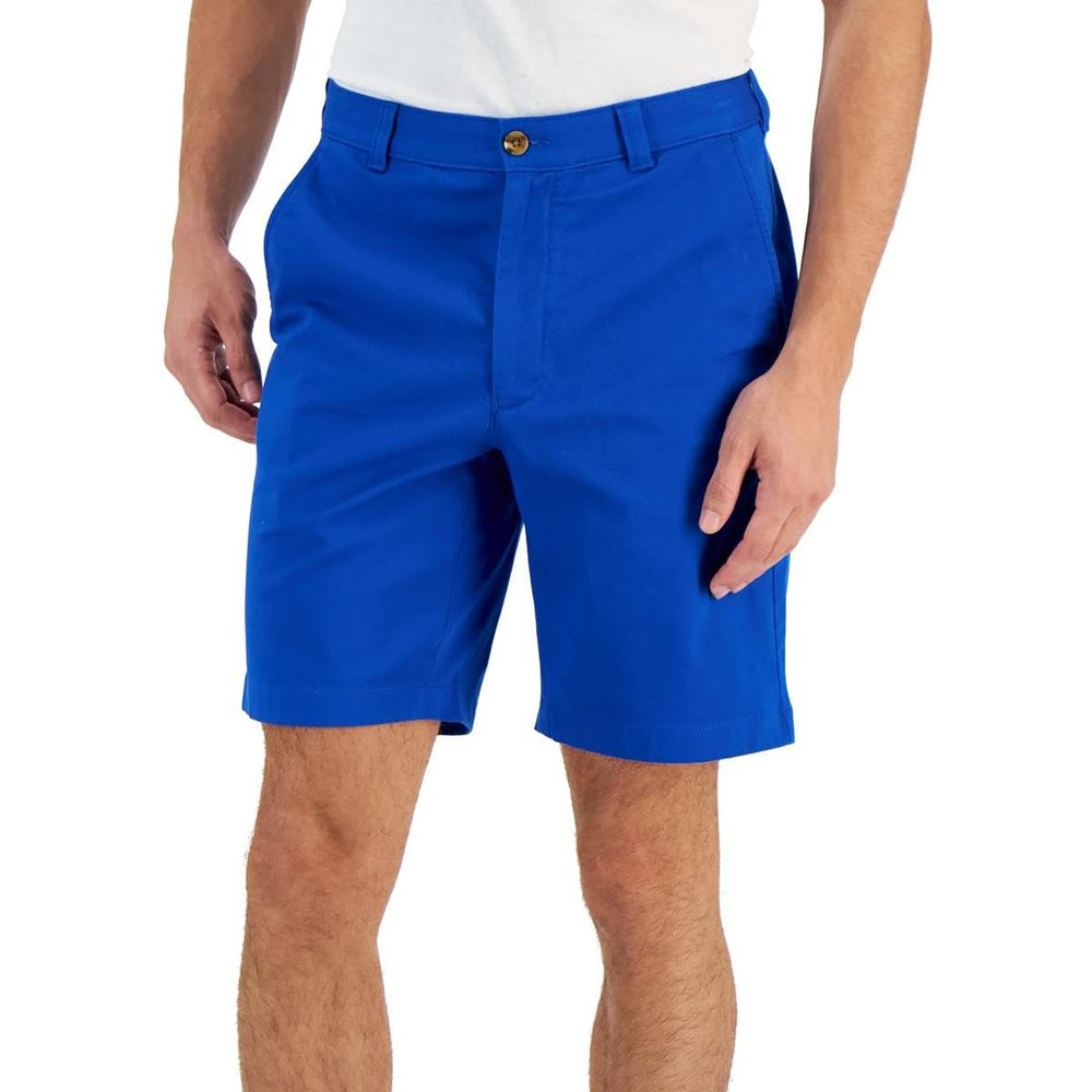 Club Room Mens Comfortable Waistband Classic Fit Casual Shorts Blue 44
