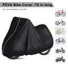 LifMagix 1 Bike Cover Waterproof Outdoor - Bicycle Cover Rain UV Snow Proof with Anti-theft Lock Hole Windproof Buckle Mountain Road Electric Bike Heavy Duty Bikes Black view 2