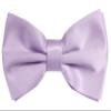 Dibi Mens Solid Color Formal Pre Tied Bow Ties - Mens Bowties - Adjustable Bow Tie (Lilac) view 1