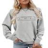 Sacpceml Professional Overthinker Sweatshirt Mental Health Sweater Women Crewneck Sarcastic Pullover Tops Funny Anxiety Gift Grey view 1