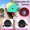 Wemfg Color Gradient Adjustable Kids Bike Helmet Toddler Helmets for 5+ Girls Boys Child Helmet for Multi-Sports Skateboarding Cycling Scooter Roller Skating Balance Bike view 3