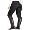 FitsT4 Sports Women's Full Seat Riding Tights with Zipper Pockets Horseback Riding Pants Equestrian Breeches for Women Black 2XL view 1