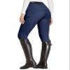 FitsT4 Sports Women's Full Seat Riding Tights with Zipper Pockets Horseback Riding Pants Equestrian Breeches for Women Blue M view 1