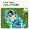 HAMAPI Inflatable Sofa with Pillow-Portable Waterproof Couch for Camping,Beach,Travel,Picnics,Outdoor, Music Festivals, Backyard-Bean Bag Chair,Folding Sofa-Beach Bed (Orange+Black with Pillow) view 4