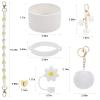 Stanley Cup Accessories Set Including 1 Pcs Water Bottle Handle Strap, 1 Pcs Siliocne Stanley Cup Boot, 1 Pcs Siliocne Straw Cover, 2 Pcs Stanley Charms for Stanley Cup 40oz & 30oz Tumbler (White) view 4