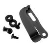 2 Sets Kydex Belt Clips with 4 Sets Screws, Stainless Deep Carry Pocket Clip for Kydex Sheath, Knife Case view 1