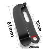 2 Sets Kydex Belt Clips with 4 Sets Screws, Stainless Deep Carry Pocket Clip for Kydex Sheath, Knife Case view 2