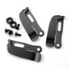 2 Sets Kydex Belt Clips with 4 Sets Screws, Stainless Deep Carry Pocket Clip for Kydex Sheath, Knife Case view 3