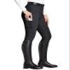 FitsT4 Sports Women's Full Seat Riding Tights with Zipper Pockets Horseback Riding Pants Equestrian Breeches for Women Black M view 2