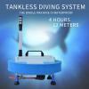 GOYOJO Diving Ventilator Tankless Scuba Diving System Portable Rechangeable Snorkeling Air Buddy Underwater Breathing Device 4/6 Hour 12 Meters Seabed Fishing (6 Hours 12 Meters) view 3