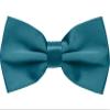 Dibi Mens Solid Color Formal Pre Tied Bow Ties - Mens Bowties - Adjustable Bow Tie (Teal) view 1