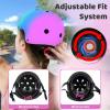 Wemfg Color Gradient Adjustable Kids Bike Helmet Toddler Helmets for 5+ Girls Boys Child Helmet for Multi-Sports Skateboarding Cycling Scooter Roller Skating Balance Bike view 3