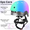 Wemfg Color Gradient Adjustable Kids Bike Helmet Toddler Helmets for 5+ Girls Boys Child Helmet for Multi-Sports Skateboarding Cycling Scooter Roller Skating Balance Bike view 4