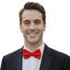 Dibi Mens Solid Color Formal Pre Tied Bow Ties - Mens Bowties - Adjustable Bow Tie (Red) view 2