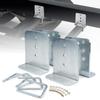 Aupar Heavy-Duty Steel 6" L-Type Boat Trailer Bunk Bracket Kit Fit for 3x3 Boat Trailer Crossmembers - 4 Pack view 1