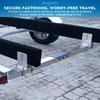 Aupar Heavy-Duty Steel 6" L-Type Boat Trailer Bunk Bracket Kit Fit for 3x3 Boat Trailer Crossmembers - 4 Pack view 3