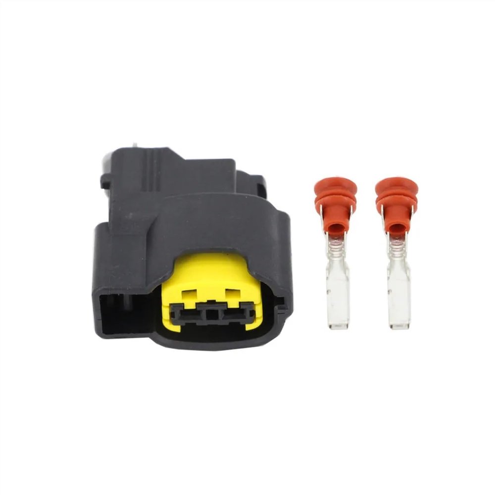 2 Pin 2.0mm Waterproof Plug Automotive Connector Series Connector with Terminal DJ70221Y-2-21 (Size : 5 Sets)
