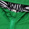 CM C&M WODRO Toddler Baby Boy Girl Frog Rain Jacket Cute Cartoon Green Raincoat Hoodie Kids Coat Fall Winter School Outfit (Green, 2T) view 2