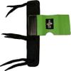 EPT Bull Ropes Bull Riding Rope Pad Adult Lime Green Leather Pad 15" x 4" view 2